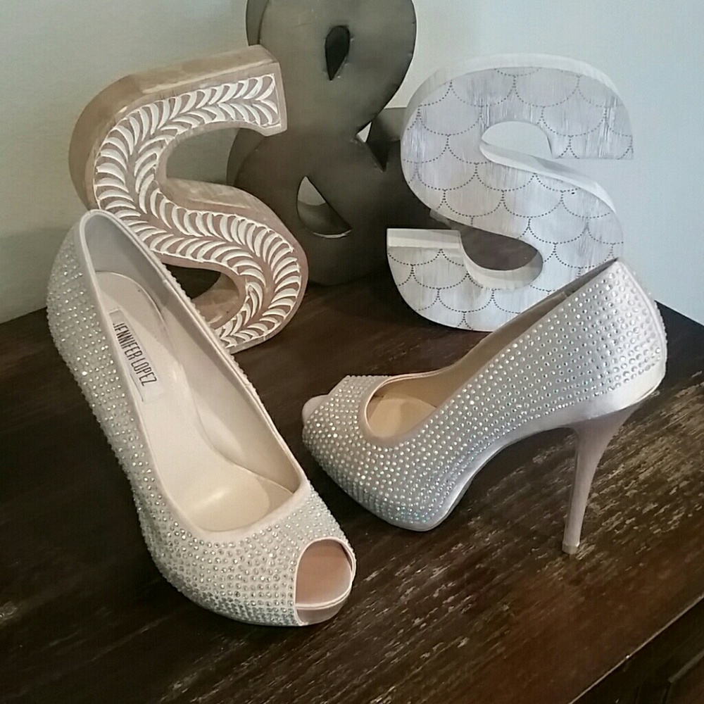 Jennifer Lopez crystal heels